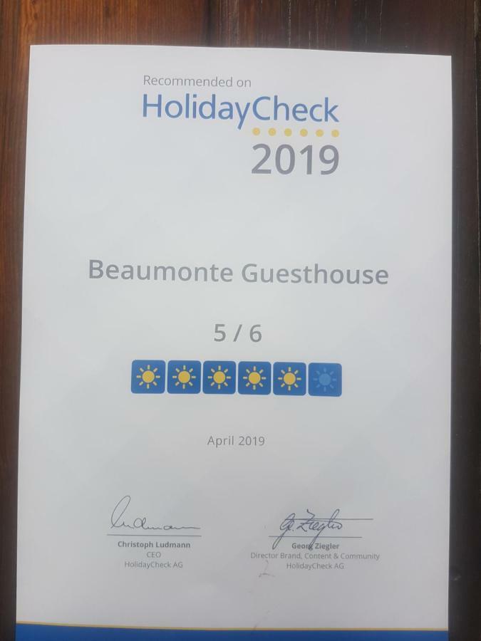 Beaumonte Guesthouse Hermanus Zewnętrze zdjęcie