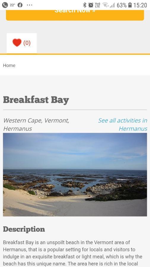 Beaumonte Guesthouse Hermanus Zewnętrze zdjęcie